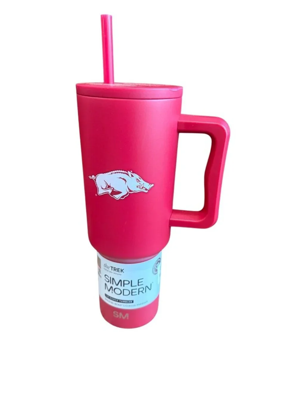 NWT NCAA Arkansas Razorbacks Simple Modern Trek Tumbler - 40oz